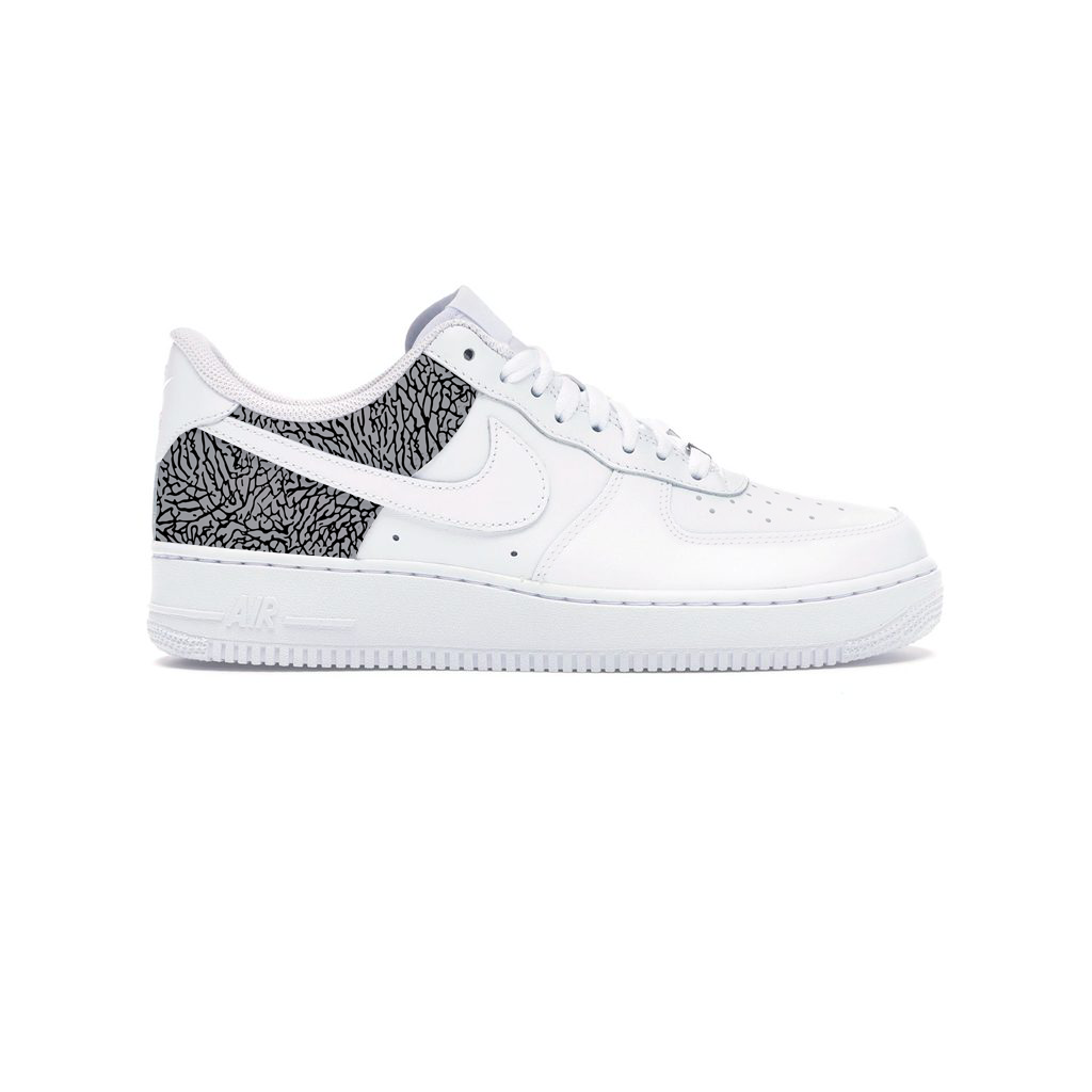 Custom White or Black AF1 (Men's Sizing Listed)