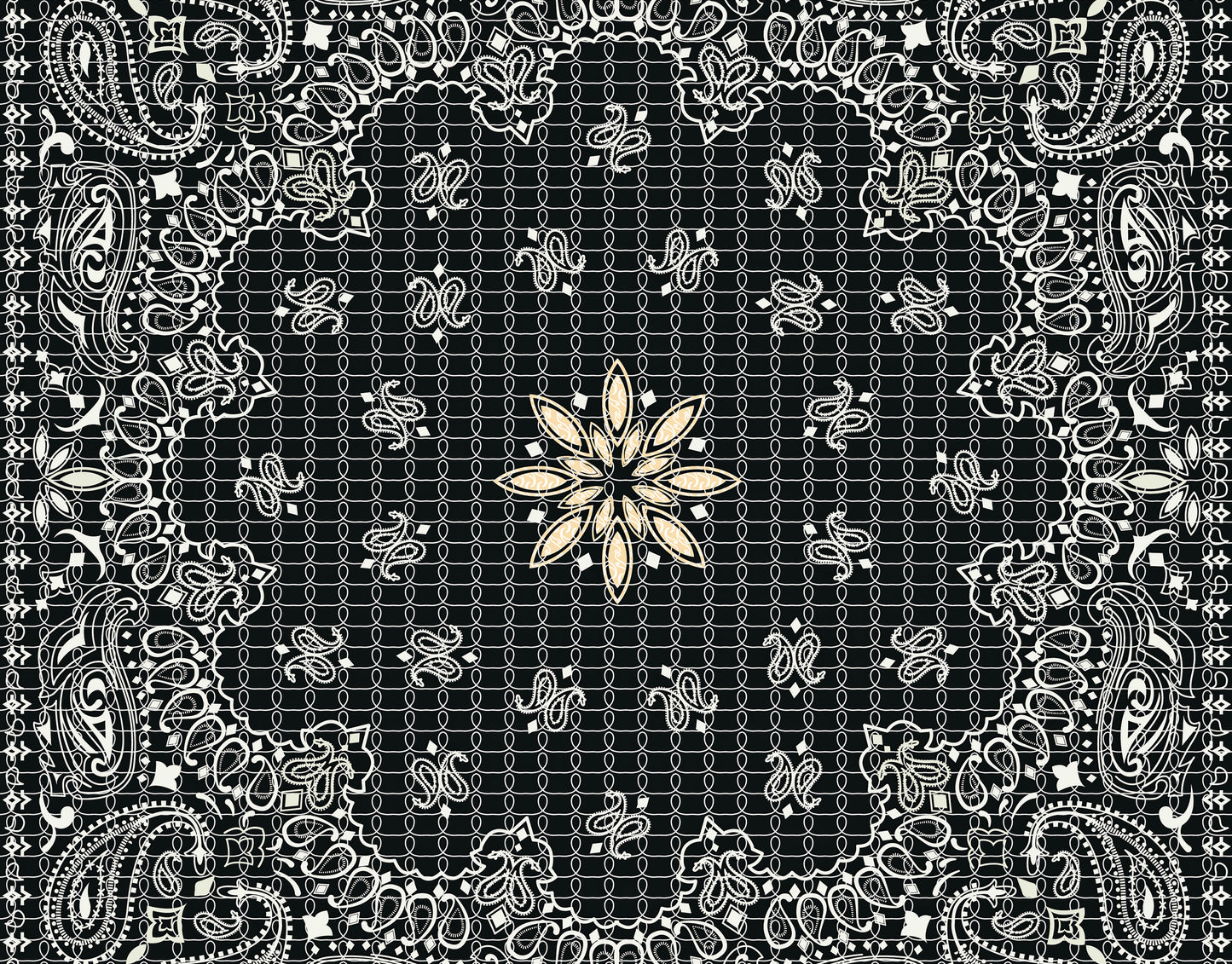 Black Bandana Sneakal Sheet